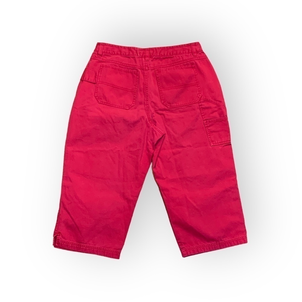 Bagatelle Pink Carpenter Cropped Pants Size 12P Utility Bubblegum SALE - Picture 4 of 12
